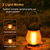 abordables Lampes et lanternes de camping-Lanternes solaires à effet flamme, guirlandes lumineuses extérieures étanches IP65, 2 modes d'éclairage, double alimentation USB/solaire, allumage/extinction automatique, idéales pour le jardin, la