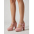 voordelige Moeder van de Bruid/De Bruidegom-Roze platform Mary Jane hakken voor dames, stevige blokhakken met bloemendetails, perfect voor de moeder van de bruid, tuinbruiloft &amp;formele evenementen