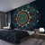 cheap Wall Tapestries-Bohemian Galaxy Mandala Wall Tapestry Starry Night Sky Peacock Feather Medallion Wall Hanging Psychedelic Celestial Art Home Decor Bedroom Living Room Backdrop