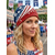 economico Accessori-berretto da donna patriottico boho fascia per capelli &amp;Scaldacollo, leggero, elasticizzato, in poliestere, con stampa multi-motivo USA, copricapo estivo per il giorno dell'indipendenza americana, il 4