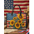 billige Tilbehør-Dameveske i polyester med stor kapasitet og glidelåslomme, patriotisk solsikke- og amerikansk flaggdesign, perfekt for 250-årsjubileum, uavhengighetsdagen og daglig bruk.