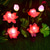 halpa Pathway Lights &amp; Lanterns-aurinko lotus-puutarhavalo aurinko lotus ulkokäyttöön led-aurinkoenergialla vilkkuvat ilotulitusvalot vedenpitävä merkkijono keijuvalo kotipuutarhaan joulukoristeisiin takapihan valot aurinko