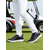 billige Herresko til golf-Herre golfsko, hvitt kunstskinn, lett, pustende, slitesterkt grep, ideell for golfbaner, utendørssport og fritidsklær