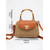 cheap Vacation &amp; Travel Bags-Women's Vintage Straw Woven Handbag with Bamboo Handle, Leather Flap Crossbody Bag with Adjustable Strap, Summer Beach Vacation &amp; Daily Casual Tote, Multi-Color Available