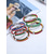 preiswerte Zubehör-Geflochtenes Herrenarmband aus Kunstleder in verschiedenen Farben, inspiriert von der Fußballflagge – ideal für Fußballspiele, Fans, Teamgeist und als lässiges Accessoire am Spieltag.