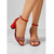 cheap Heeled Sandals-Women's Black Block Heel Sandals - Elegant Ankle Strap Heels with Sparkling Rhinestone Band for Summer Evening Parties, Luxury Resort Vacations &amp; Cocktail Events