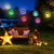 preiswerte Unterwasserlampen-Schwimmende Poolleuchten, RGB-Farbwechsel-Solar-Poolleuchten mit 9 dynamischen Lichtmodi, IP44 wasserdicht, zum Aufhängen, für Teich, Badewanne, Whirlpool, Gartenparty