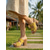 abordables Sandales à glissière-Mules chics noires à double boucle et plateforme pour femmes - mules confortables à talon bloc imitation bois avec détails cloutés, idéales pour les séjours en plein air et les vacances tropicales.