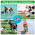 baratos Brinquedos Interativos-Bola de futebol para cães com alças para segurar, brinquedos interativos aprimorados para cães, brinquedo para cabo de guerra, bola de borracha, brinquedo aquático para cães, bola de pastoreio para