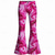 abordables Fondos-Retro Antiguo Boho Años 70 Pantalones Los pantalones de campana Hippie Disco Alta cintura Psicodélico Disfraz Mujer Víspera de Todos los Santos Carnaval Festival de Música Fiesta temática retro Adulto