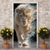 cheap Garage &amp; Door Banners-Posters Door Cover Outdoor Banners Leopard Cute 3D Party Dorm Teens Room College Dorm Guys Man Cave Frat Bedroom Shooting Backgrounds Home Decor