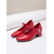 ieftine Pantofi Mary Jane-pantofi Mary Jane bej clasici pentru femei - tocuri elegante cu vârf rotund și toc mediu &amp;curea cu cataramă cu strasuri pentru lucru la birou, purtare profesională zilnică &amp;evenimente formale