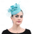 billige Fascinatorer-fascinators Tøy Bryllup Bursdag Elegant Årgang søt stil Med Fjær Blomster Hodeplagg Hodeplagg