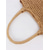 billige Reise- og feriebager-Stor vevd toteveske for kvinner, heklet materiale, tilgjengelig i off-white og khaki, romslig design, perfekt for hverdagsbruk og strandferie