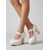 voordelige Moeder van de Bruid/De Bruidegom-Roze platform Mary Jane hakken voor dames, stevige blokhakken met bloemendetails, perfect voor de moeder van de bruid, tuinbruiloft &amp;formele evenementen
