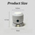 abordables lumières de projecteur de galaxie d'étoile-Projecteur LED rotatif dynamique, veilleuse océanique rechargeable USB, rotation à 360°, avec motifs dynamiques flocons de neige, océan et Noël, pour chambre, salle de bain ou couloir.