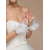 cheap Wedding Accessories-Women's Bridal Gloves, Polyester Material, Multi-Color, Petal Flower Design with Rhinestone Accent, Elegant Lace Gloves Perfect for Weddings, Parties and Special Events