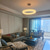 billige Ring &amp; Rund Design-Moderne luksuriøs sirkeldesign rustfritt stål krystall LED-lysekrone til stue
