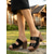 abordables Sandales à glissière-Mules chics noires à double boucle et plateforme pour femmes - mules confortables à talon bloc imitation bois avec détails cloutés, idéales pour les séjours en plein air et les vacances tropicales.