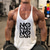 cheap Running Tee &amp; Tank Tops-Men's Graphic Letter Workout Tank Top Running Tank Top Gym Tank Top Summer Sleeveless Casual Athleisure Quick Dry Soft Breathable Gym Workout Running Walking Jogging Black White Yellow Sportswear