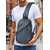 abordables Sacs pour homme-Sac bandoulière pour homme en polyester imperméable, disponible en plusieurs couleurs. Grande capacité, multi-poches, idéal au quotidien, en voyage ou pour les activités de plein air.