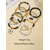 preiswerte Zubehör-Damen-Armbandset mit Sportbällen aus verschiedenen Materialien, stapelbar, in mehreren Ballformen, für Fußballspiele, Teamunterstützung, lässigen Alltagslook und Spieltags-Style