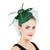 billige Fascinatorer-fascinators Tøy Bryllup Bursdag Elegant Årgang søt stil Med Fjær Blomster Hodeplagg Hodeplagg