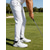 billige Herresko til golf-Herre golfsko, hvitt kunstskinn, lett, pustende, slitesterkt grep, ideell for golfbaner, utendørssport og fritidsklær