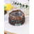 economico Accessori per le vacanze-set di braccialetti di perline di legno impilabili in stile bohémien da uomo, bracciale etnico tribale multistrato con accenti turchesi, gioielli fatti a mano per le vacanze al mare e per tutti i giorni casual da uomo