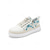 cheap Men-Men's Beige Canvas Sneakers with Patterned Side Panels, Breathable and Stylish, Ideal for Outdoor Resort, Travel and Casual Outings