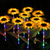 abordables Éclairages pour allées-Poteau lumineux solaire en forme de tournesol à LED - Lampe végétale artificielle pour allée ou cour, idéale pour les fêtes. &amp;décoration paysagère, lampe de sol étanche pour pelouse