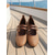 cheap Women's Flats-Women's Sophisticated Brown Woven Slides - Breathable Hollow-Out Flat Sandals for Luxury Cruise Vacations, Yacht Deck Lounging &amp; Summer Resort Wear