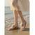 voordelige Platte Sandalen-Elegante abrikooskleurige jelly sandalen voor dames - waterdichte teenslippers met 3D-bloemenversieringen voor strandvakanties en feestjes bij het zwembad. &amp;zomer resortkleding