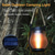 abordables Lampes et lanternes de camping-Lanternes solaires à effet flamme, guirlandes lumineuses extérieures étanches IP65, 2 modes d'éclairage, double alimentation USB/solaire, allumage/extinction automatique, idéales pour le jardin, la