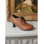 billige Victoriansk og Edwardiansk-Damesko i viktoriansk stil med snøring i oxford-stil – elegante edwardianske retro-støvletter med hæl, kamskjellformet brogue-detalj og spolehæl for vintagebryllup og kostymer fra perioden &amp;klassiske