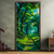cheap Garage &amp; Door Banners-Posters Door Cover Outdoor Banners Forest Rustic Cottagecore 3D Party Dorm Teens Room College Dorm Guys Man Cave Frat Bedroom Shooting Backgrounds Home Decor