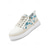 cheap Men-Men's Beige Canvas Sneakers with Patterned Side Panels, Breathable and Stylish, Ideal for Outdoor Resort, Travel and Casual Outings