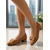 cheap Women's Flats-Women's Professional Grey Suede Flat Shoes - Comfortable Square Toe Ballerina Flats with Elegant Bow for Office Work, Daily Commuting &amp; All-Day Career Wear