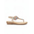 cheap Flat Sandals-Women's Gold Rhinestone Flat Sandals – Elegant Bohemian T-Strap Sandals for Summer, Beach Vacations, and Casual Outings