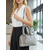 levne Kabelky a tote tašky-Dámské Kabelka Crossbody kabelka bag Soupravy Na rameno PU kůže Ležérní Denní Kancelář Zip Velká kapacita Voděodolný Multi Carry Pevná barva Krokodýlí Bílá Stříbrná Tmavě šedá
