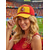 billige Tilbehør-Herrebaseballcaps i polyester i Spanias flaggfarge, justerbar passform, cheerleadinghatt for fotballfans, til kampdager, fotballsupporterarrangementer, fritidssport og utendørs bruk til hverdagsbruk
