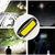 abordables Faros delanteros-Linterna frontal portátil COB con batería de litio recargable integrada, luz LED superbrillante para exteriores, ideal para acampar y pescar.