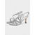 preiswerte Absatzsandalen-Silberne Riemchensandalen mit Slingback-Schnitt und Strass-Details für Damen – funkelnde Kitten Heels mit offener Spitze für Cocktailabende und Hochzeitsempfänge