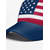 abordables Accessoires-Casquette de baseball homme en polyester aux couleurs du drapeau américain, taille ajustable, idéale pour les supporters de football, les matchs, les événements sportifs et les activités de plein air au quotidien.