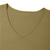 billiga grundläggande t-shirts-Herr Stickad T-shirt T-tröja T-shirt i bomullsblandning Kortärmad V-hals Sommar Ensfärgat Mode Designer Grundläggande Stickat Ledigt Semester Gata Ljusblå Topp t-shirt för män