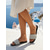baratos Chinelos de slide-Sandálias femininas de dedo com pérolas negras - chinelos de praia elegantes e rasteiros com tiras de pérolas artificiais, ideais para férias em ilhas paradisíacas e resorts de verão. &amp;relaxamento