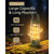billige Campinglys og lykter-LED-campinglys, oppladbar campinglykt, 3-i-1 LED-lykt med 1000 lumen, LED-lykt, vanntett &amp;bærbar, sos &amp;3 lysmoduser for nødlys, utendørslys og fotturer