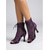 abordables Botas de baile-Botas de baile latino para mujer con pedrería, zapatos de baile de tacón alto con cordones y malla para salsa, tango y bailes de salón. &amp; escenario