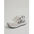 abordables Baskets femme-Baskets compensées blanches et grises pour femmes - des chaussures de style « dad shoes » à plateforme élégantes avec fermeture éclair latérale, parfaites pour un look streetwear quotidien, le travail décontracté et les balades en ville.
