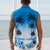 voordelige Tropische planten-Voor heren Kokosnootboom Tropische bloemen Overgangskleur Hawaiiaanse shirts Tropische shirts Mouwloos shirt Mouwloos Hawaii Buiten Strand Causaal Zomer Lente Strijkijzer 3D-afdrukken Overhemden met